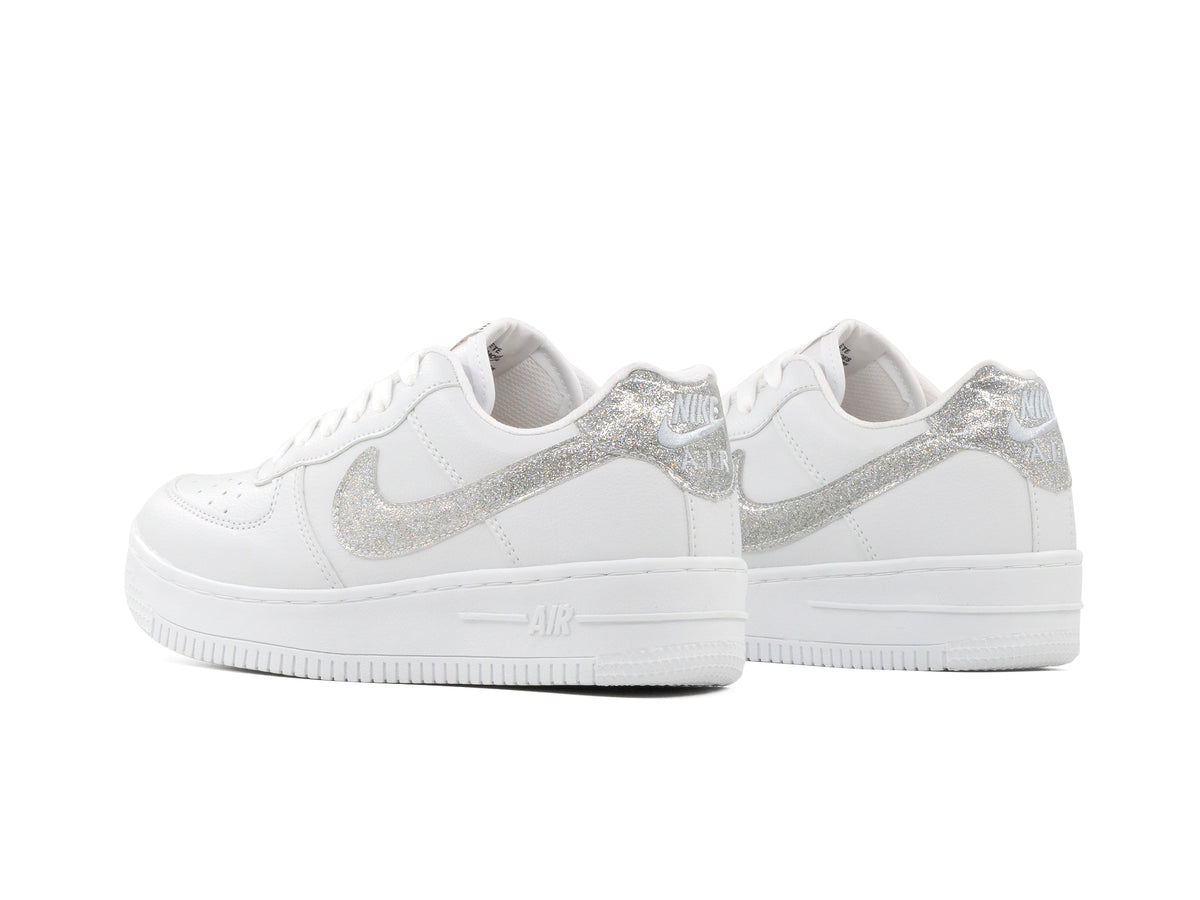 Paq 6 Pares Tenis 270 Blanco Plata Glitter 23/26.5