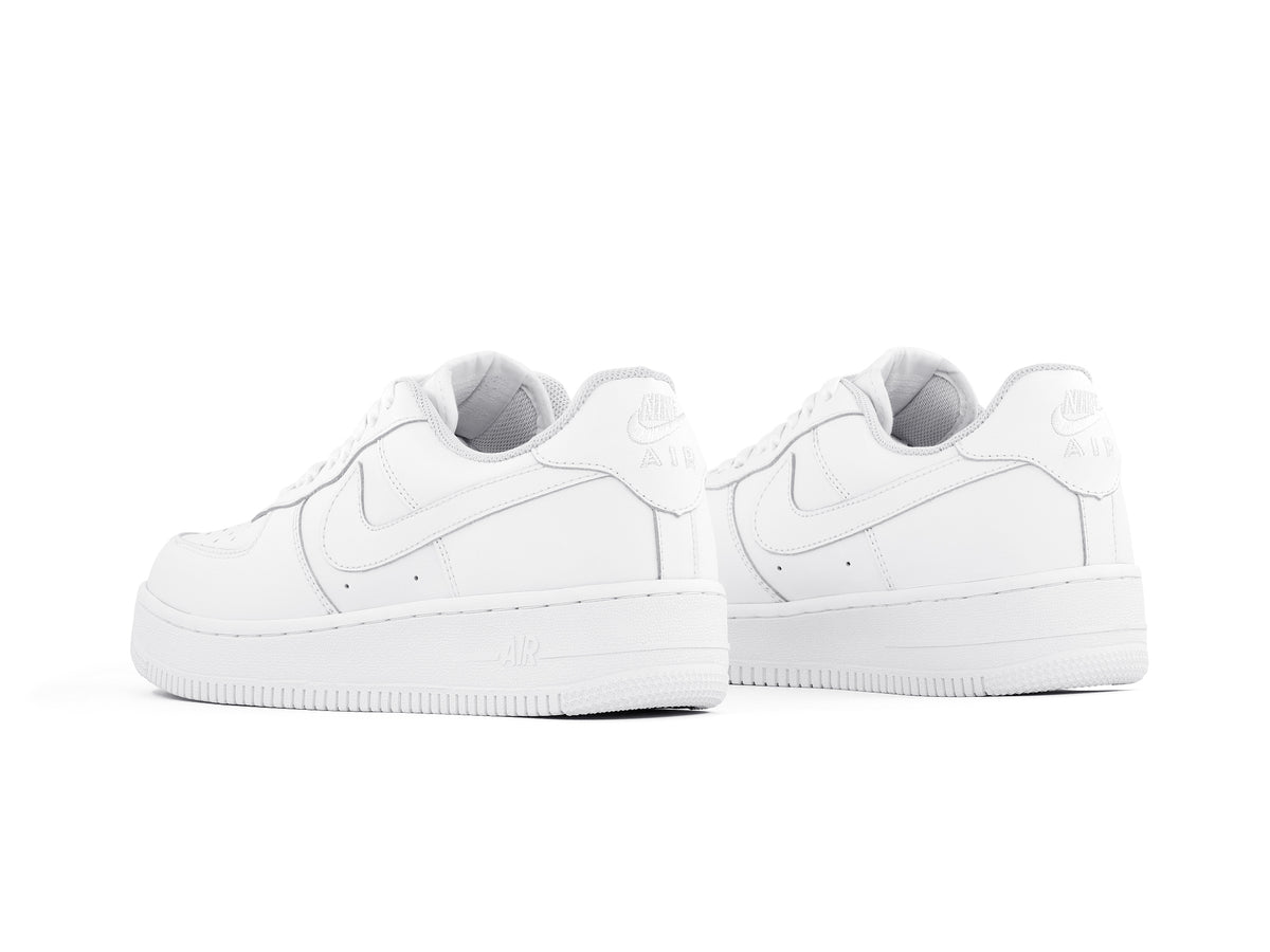 Paq 6 Pares Tenis Air Force 1 Blanco Total Piel 1.1 22/25.5