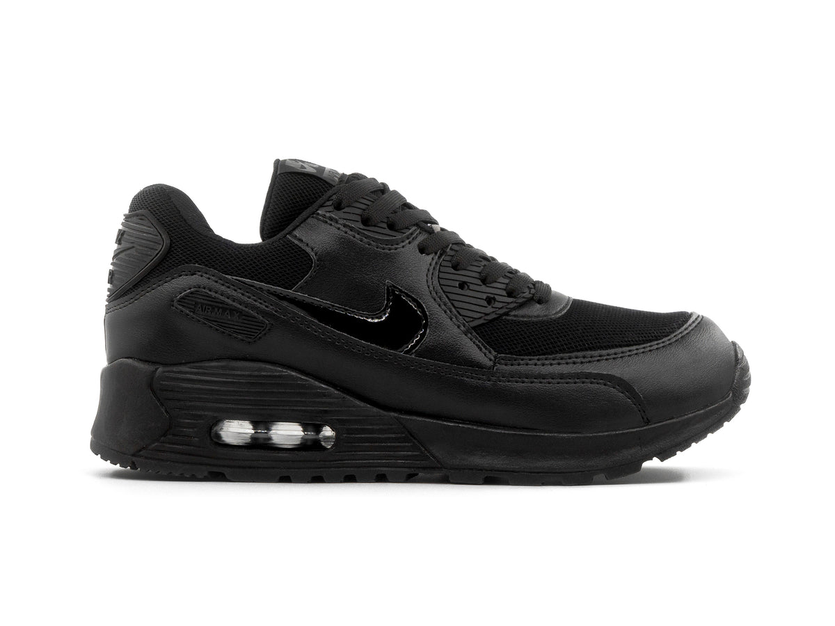 Paq 6 Pares Tenis Max 90 Negro Total 25/28.5