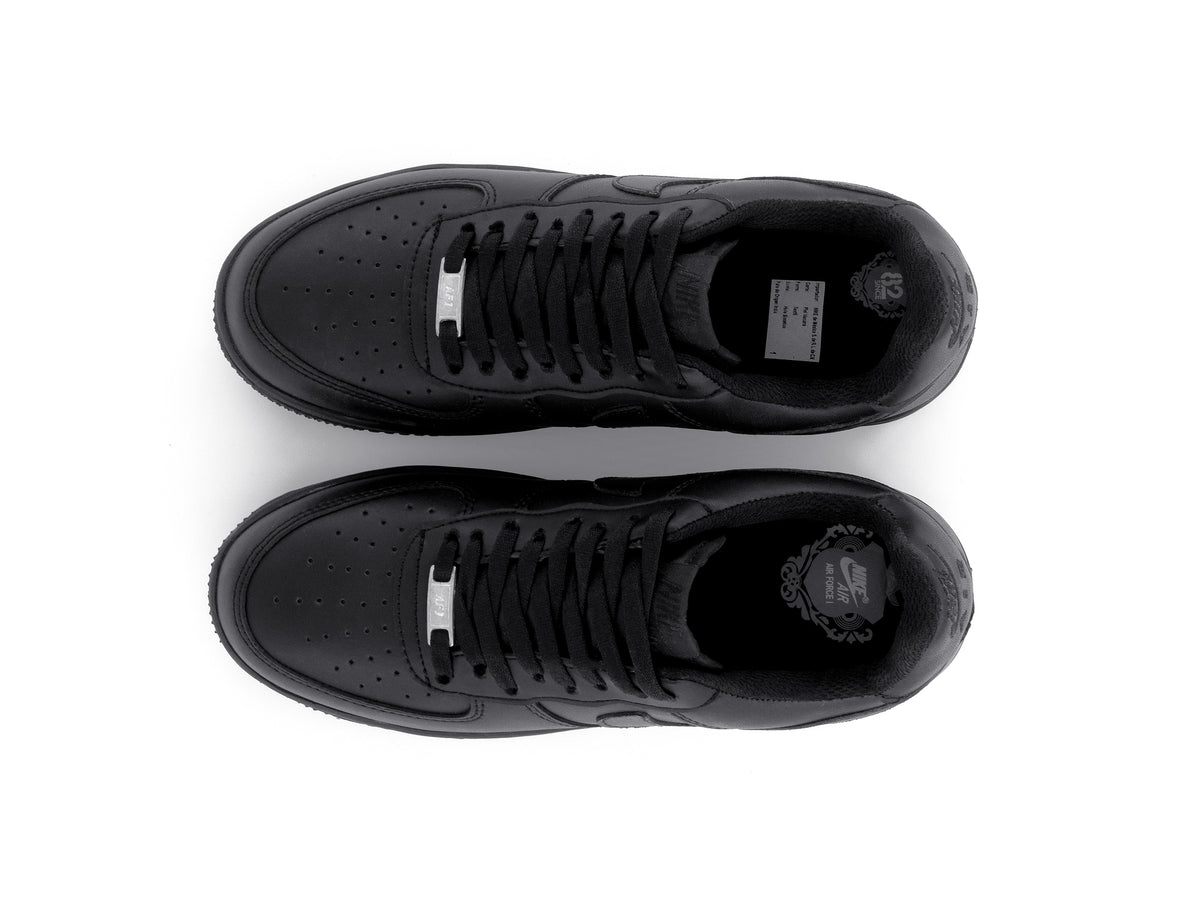 Paq 6 Pares Tenis Air Force 1 Negro Total 1.1 Premium 25/28.5