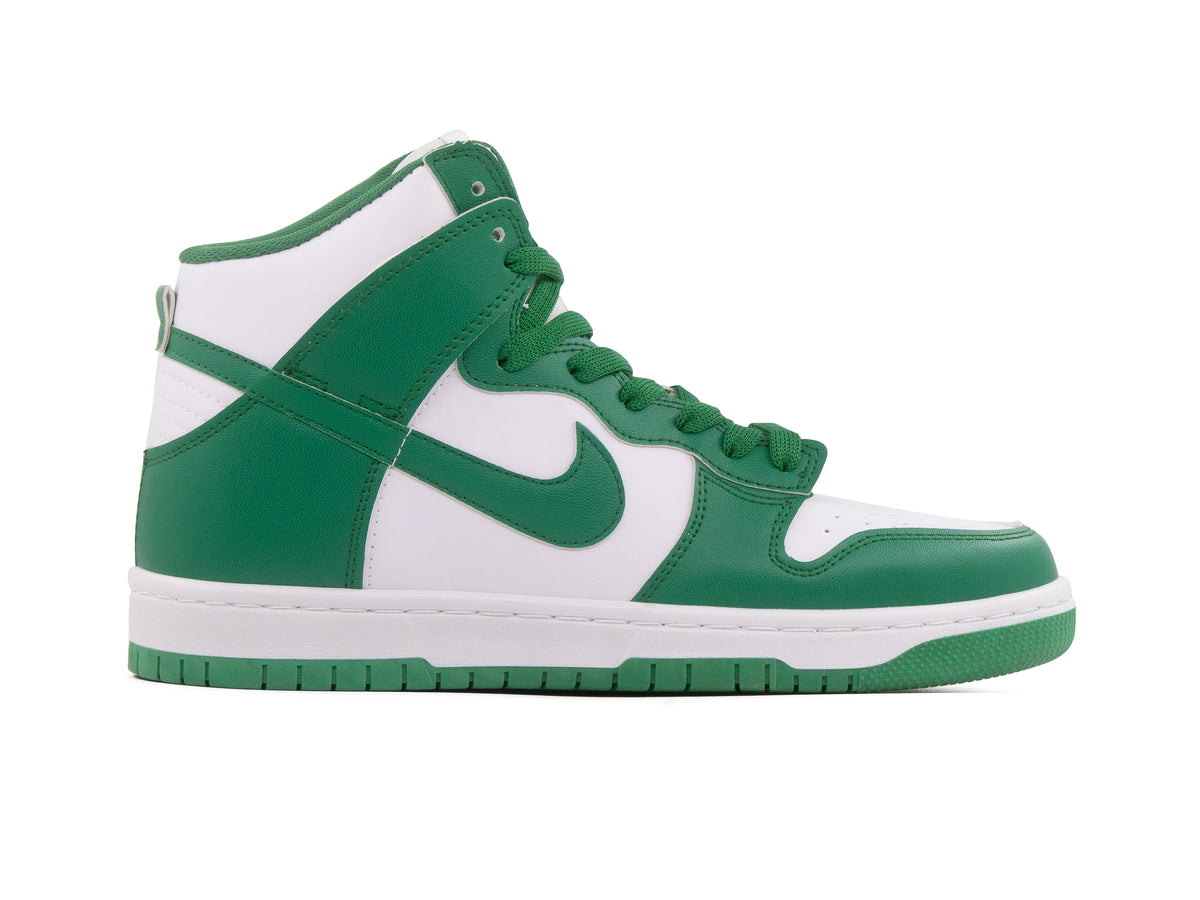 Tenis Dunk Bota Blanco Verde