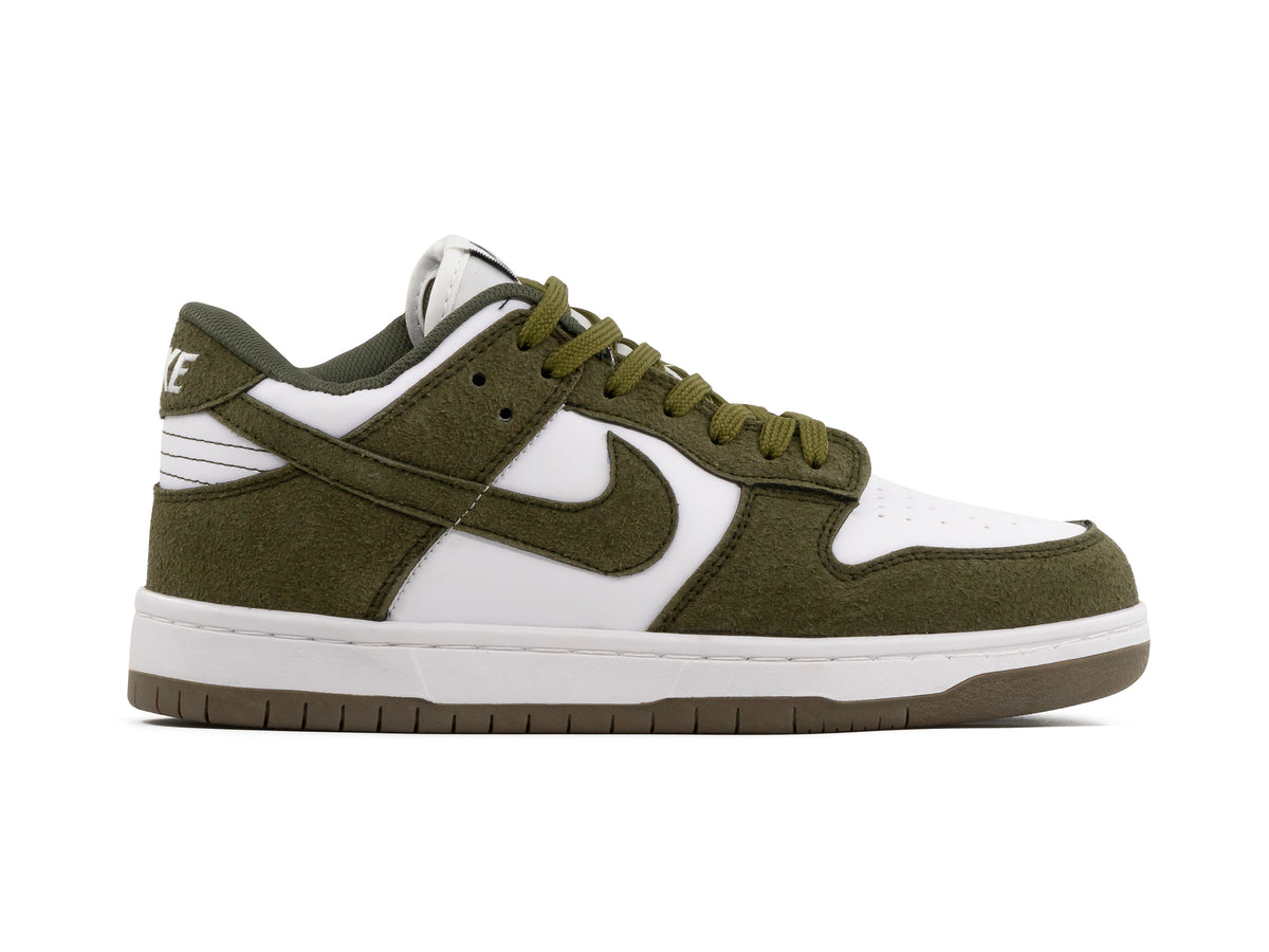 Tenis Dunk Low Blanco Verde Olivo