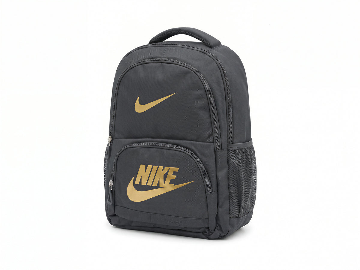 Mochila Nike Negra Letras Doradas