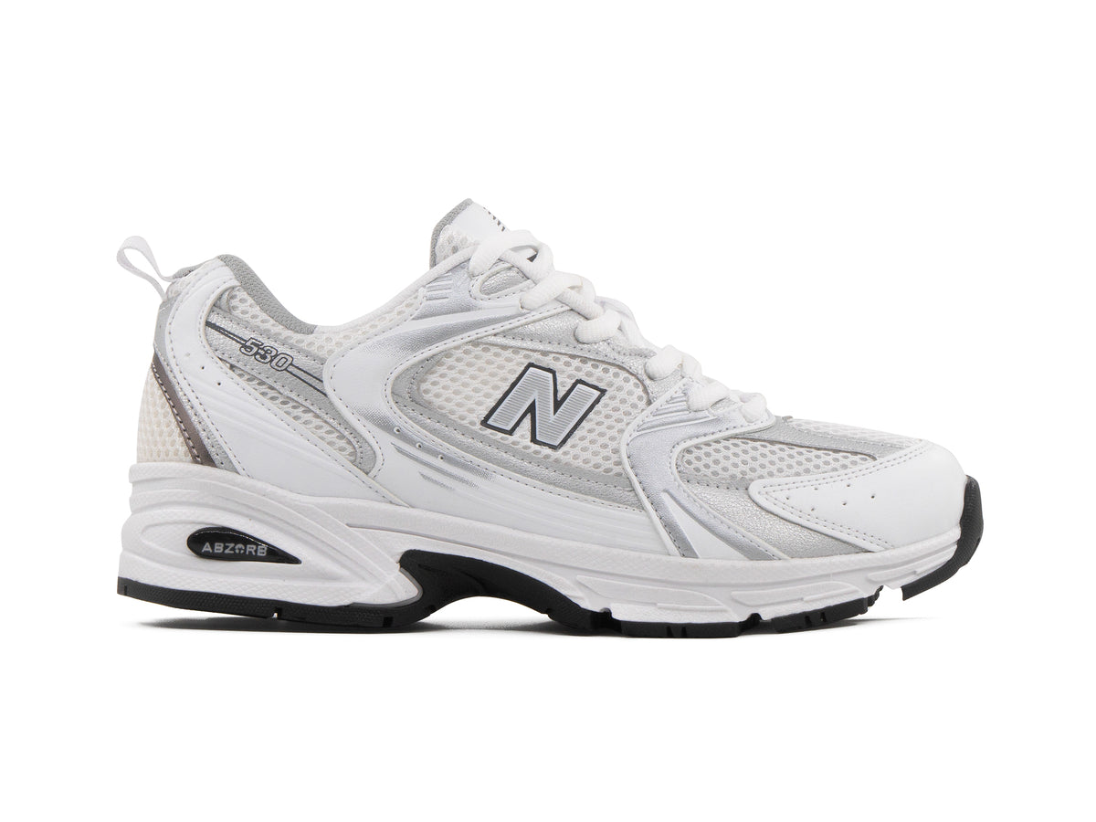 Tenis New Balance 530 Blanco Gris Plata 1.1 Premium