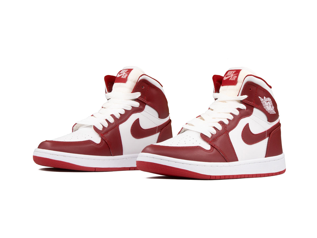 Tenis Retro 1 Blanco Rojo 1.1 Premium