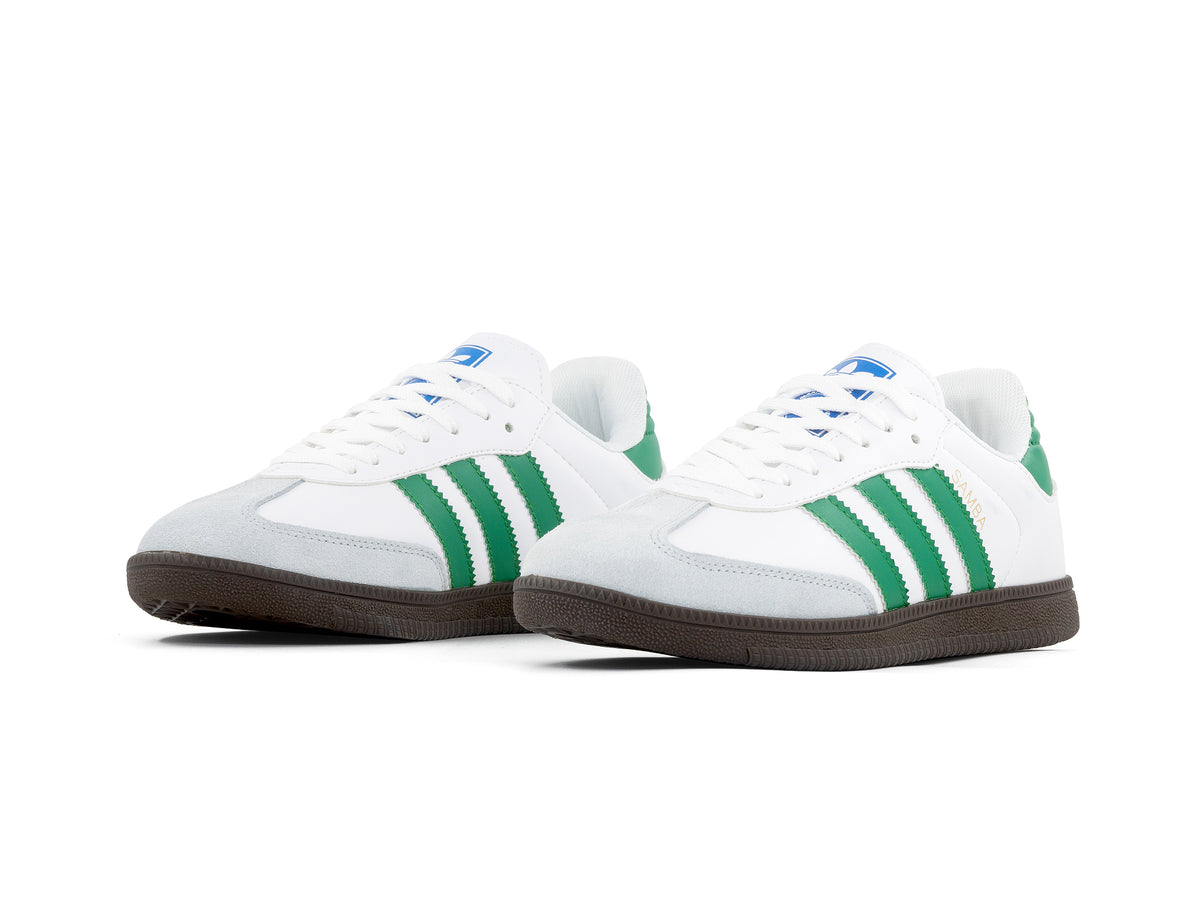 Paq 6 Pares Tenis Smb Blanco Verde 22/25.5