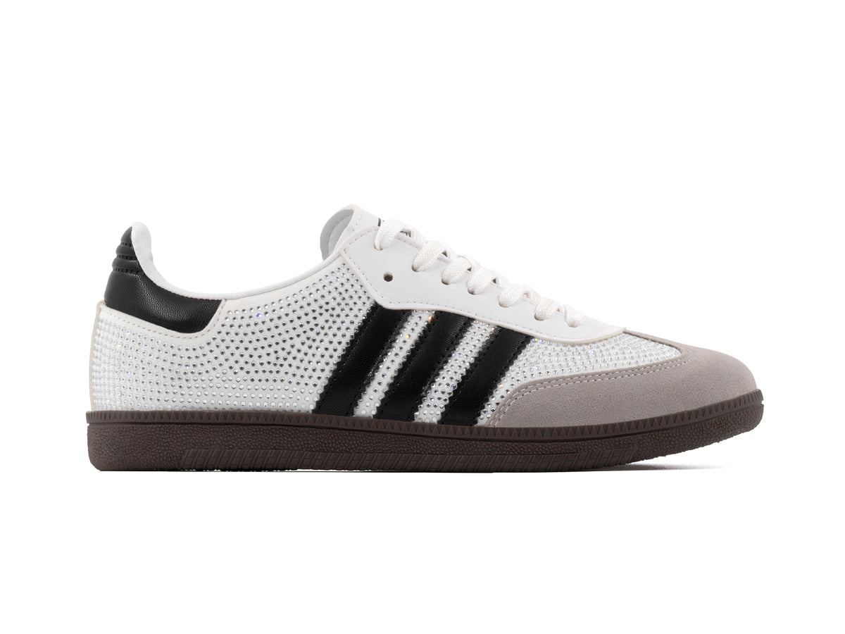 Paq 6 Pares Tenis Smb Blanco Negro Piedras 22/25.5
