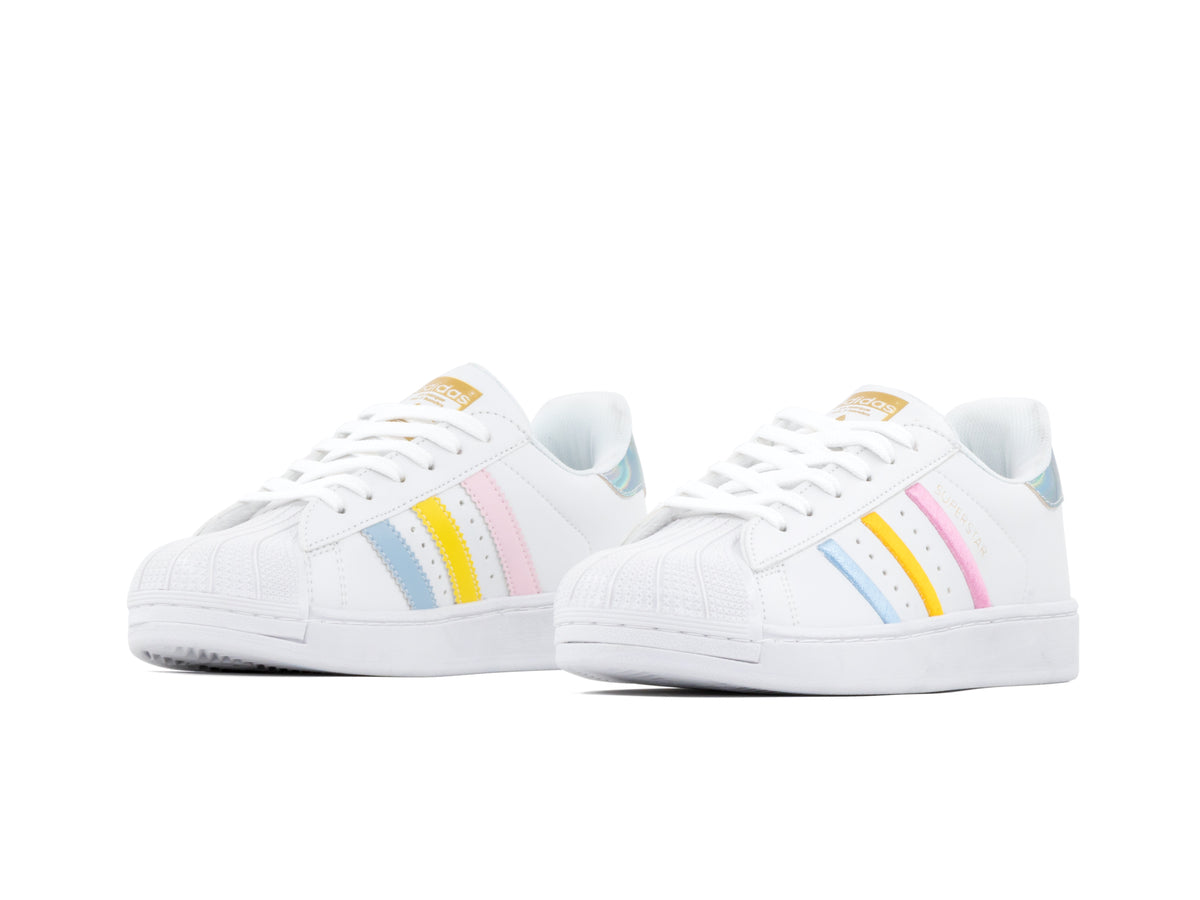 Paq 6 Pares Tenis Concha Blanco Glass 22/25.5