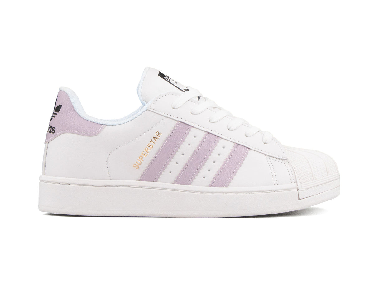 Tenis Concha Blanco Lila