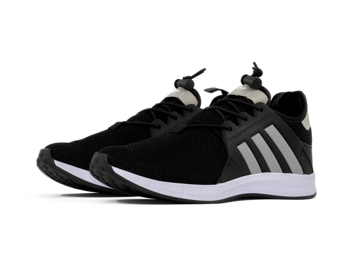Paq 6 Pares Tenis 018 Negro Plata 22/25.5