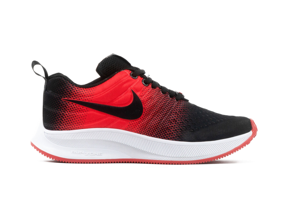 Paq 6 Pares Tenis 012 Negro Rojo Negro 22/25.5