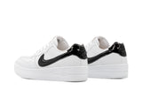 Paq 6 Pares Tenis 270 Blanco Charol Negro 22/25.5