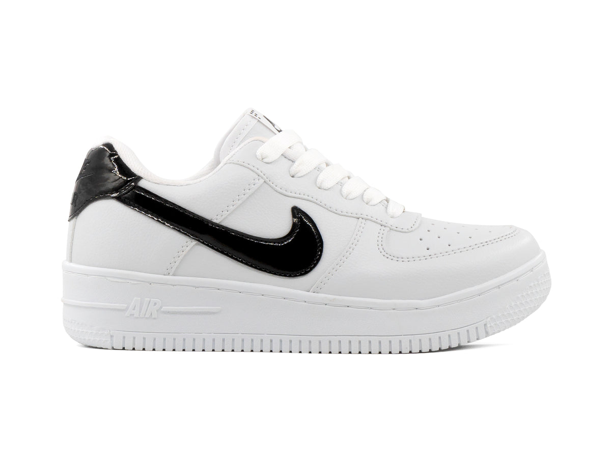 Tenis 270 Blanco Charol Negro