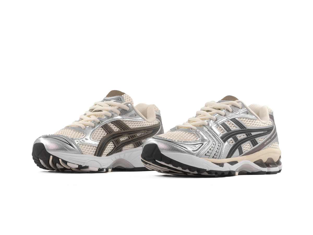 Tenis Asics Gel-Kayano 14 Cream Black Metallic Plum Importado