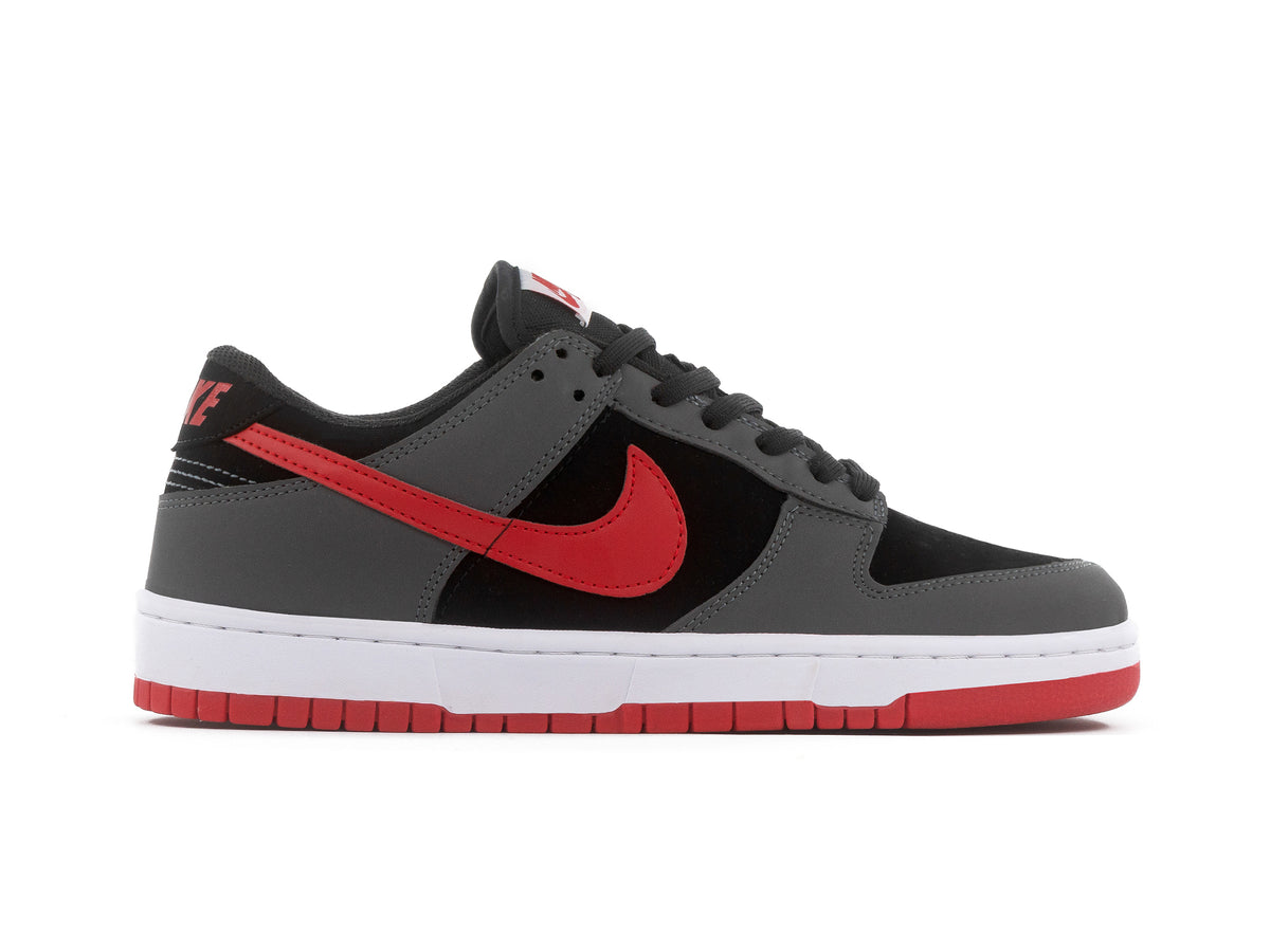 Tenis Dunk Low OG Gris Negro Rojo