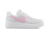 Paq 6 Pares Tenis 275 Blanco Rosa 22/25.5