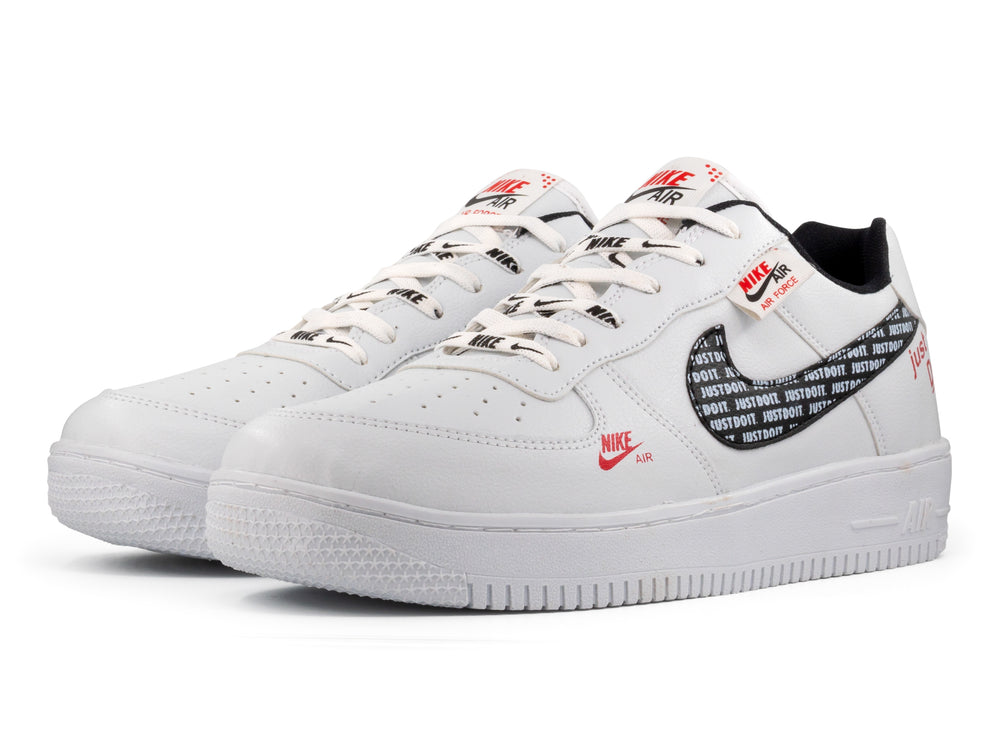 Tenis 270 Blanco Negro Rojo