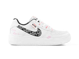 Tenis 270 Blanco Negro Rosa