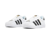 Paq 6 Pares Tenis Concha Blanco Negro 25/28.5