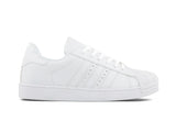 Paq 6 Pares Tenis Concha Blanco Total 22/25.5