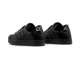 Paq 6 Pares Tenis Concha Negro Charol 22/25.5