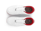 Paq 6 Pares Tenis Air Force 1 Blanco Rojo 1.1 Premium 22/25.5