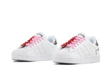 Paq 6 Pares Tenis Concha Blanco Hello Kitty 23/26.5