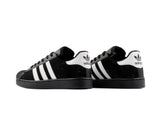 Tenis Concha Rhinestone Negro Blanco