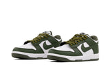 Tenis Dunk Low Blanco Verde Militar