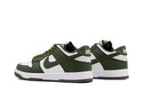 Tenis Dunk Low Blanco Verde Militar