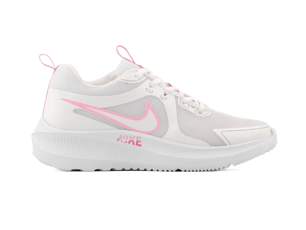Tenis Flywire Blanco Rosa