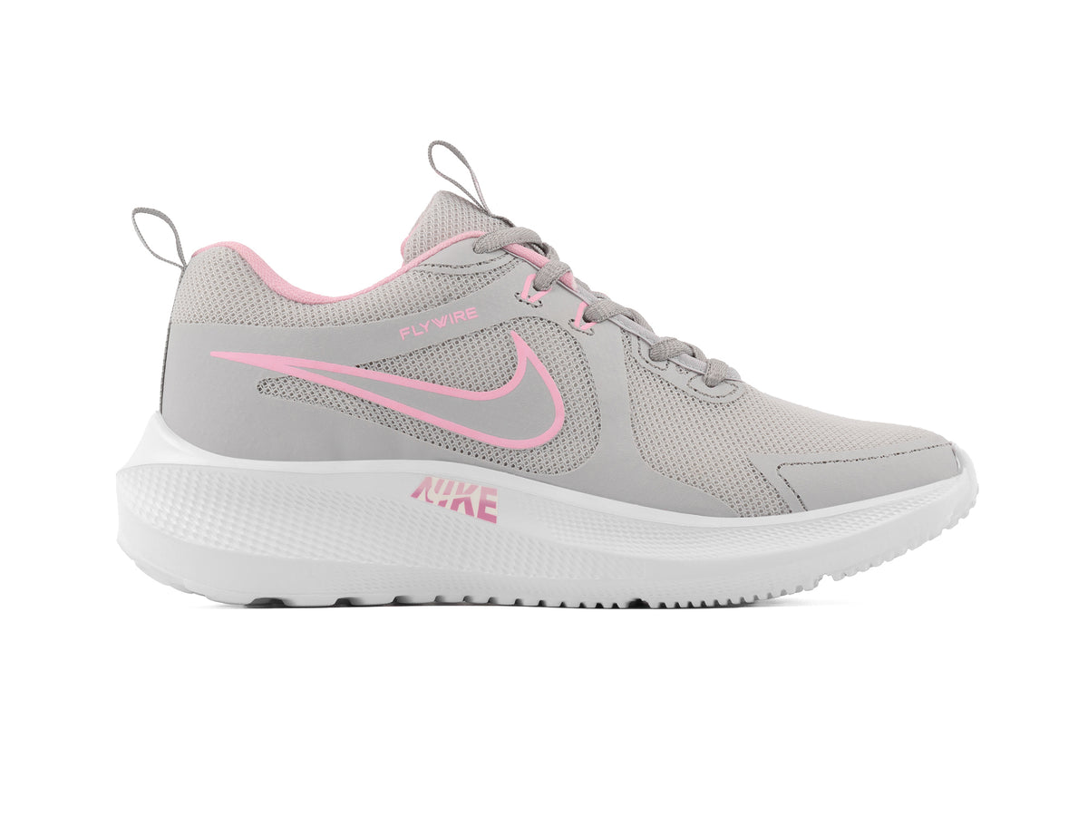 Tenis Flywire Plata Rosa