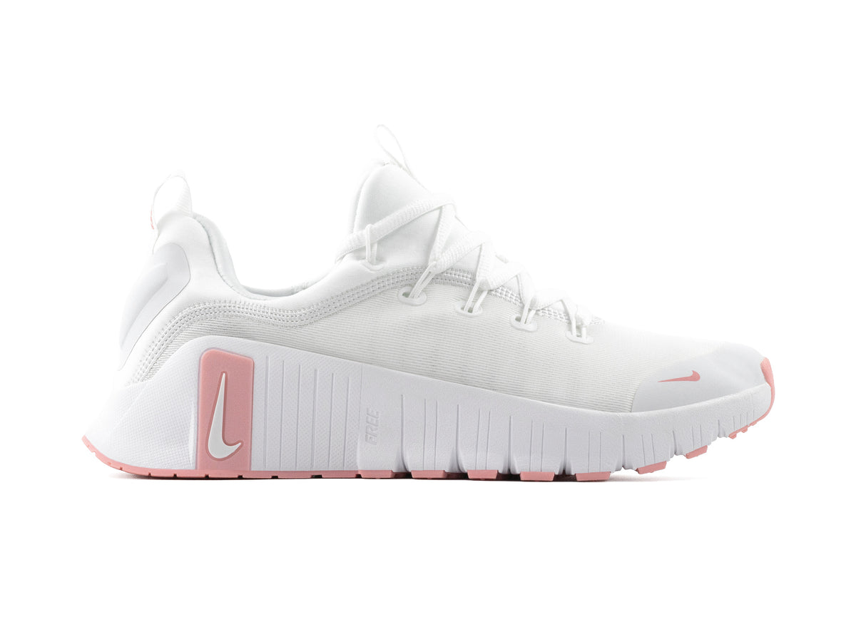 Tenis Free Metcon 6 Blanco Rosa Importado