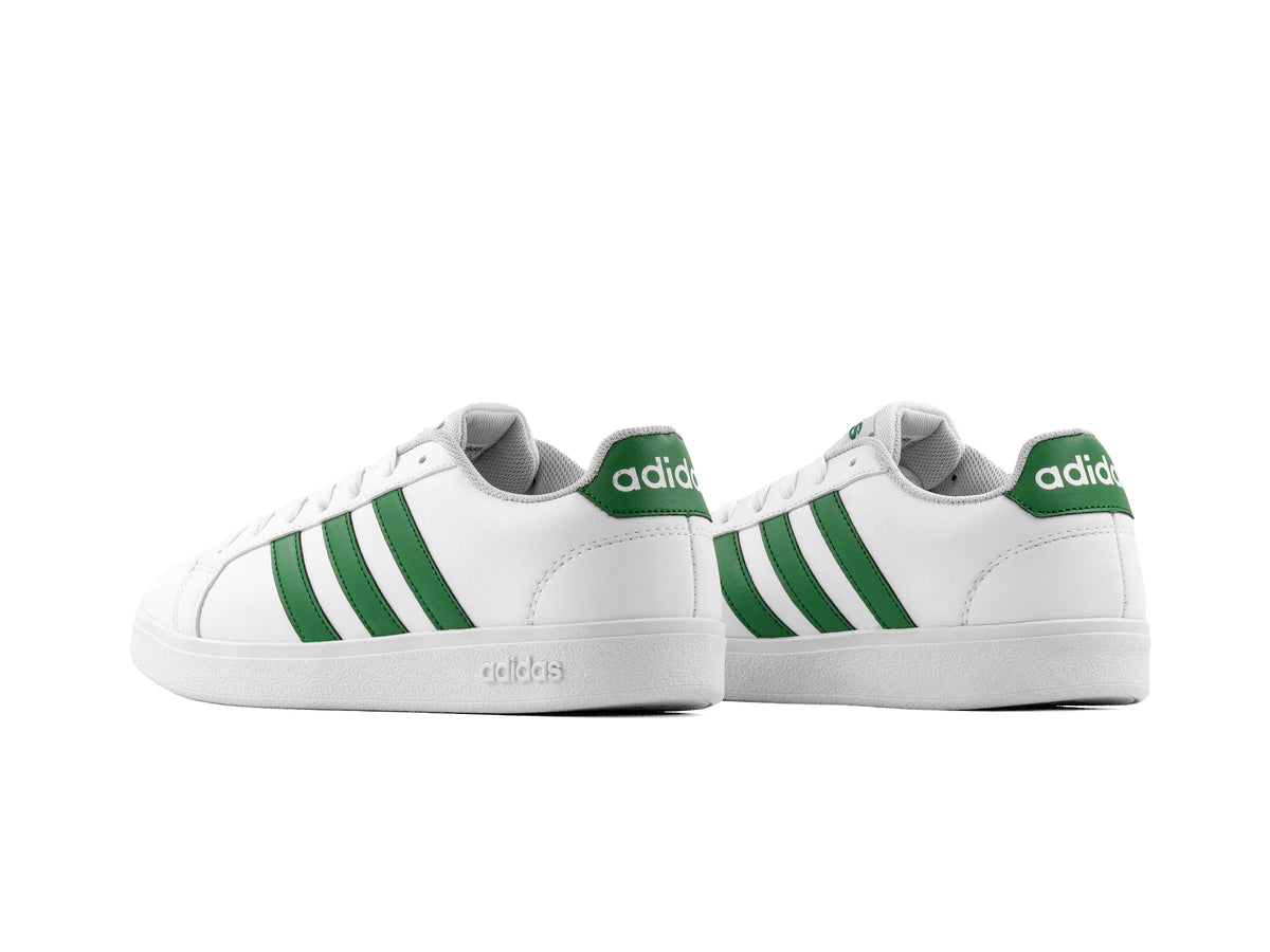 Paq 6 Pares Tenis Neo Grand Court Blanco Verde 25/28.5