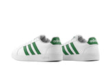 Paq 6 Pares Tenis Neo Grand Court Blanco Verde 25/28.5