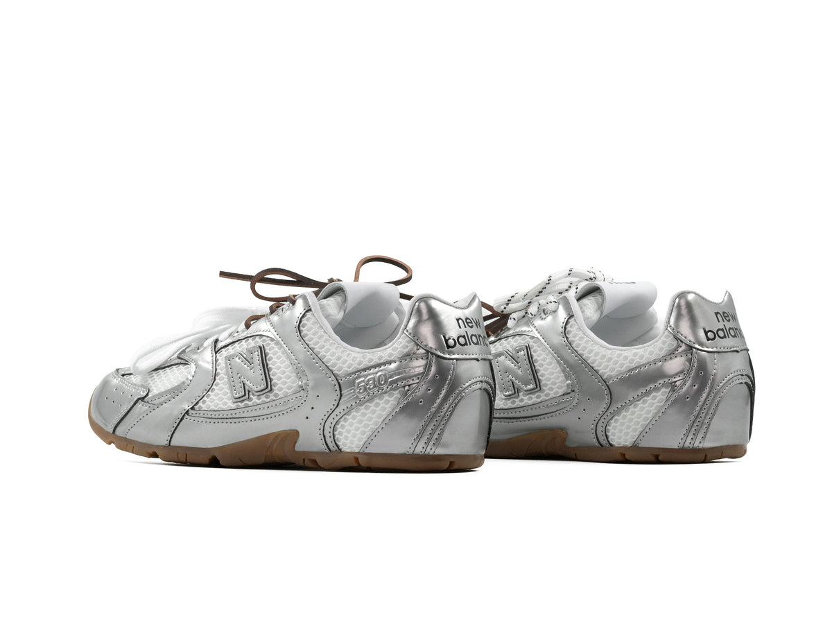 Tenis New Balance 530 SL Miu Miu Silver Platinum Importado