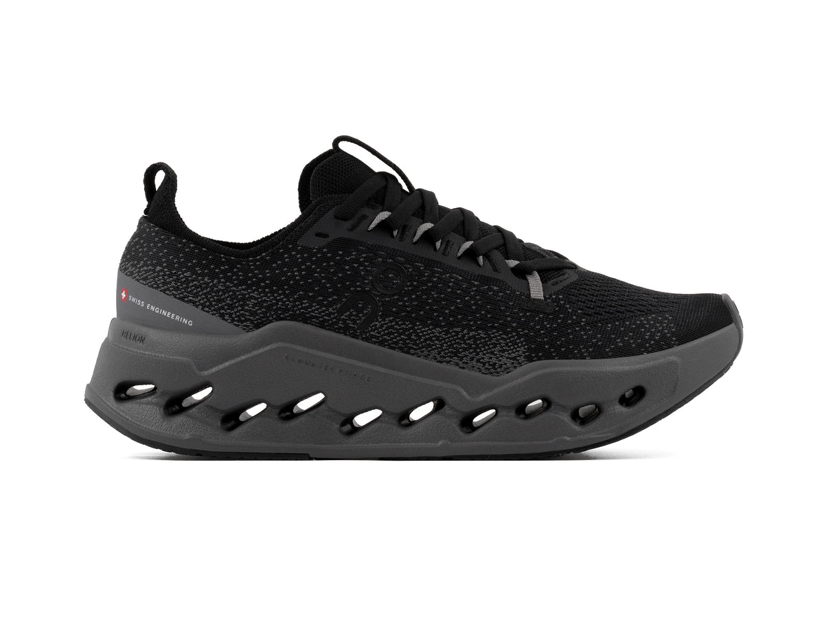 Tenis On Cloudsurfer Max Triple Black Importado