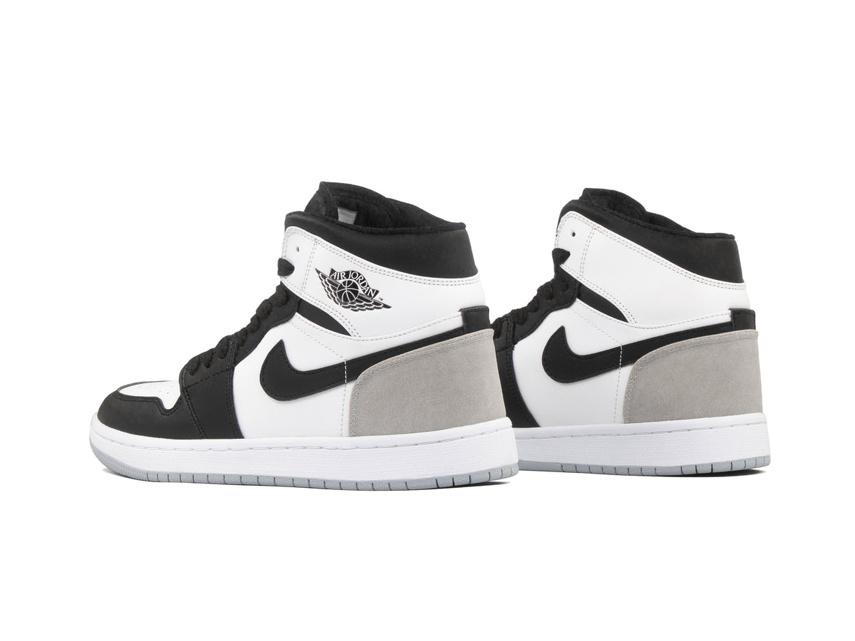 Tenis Retro 1 Blanco Negro Gris