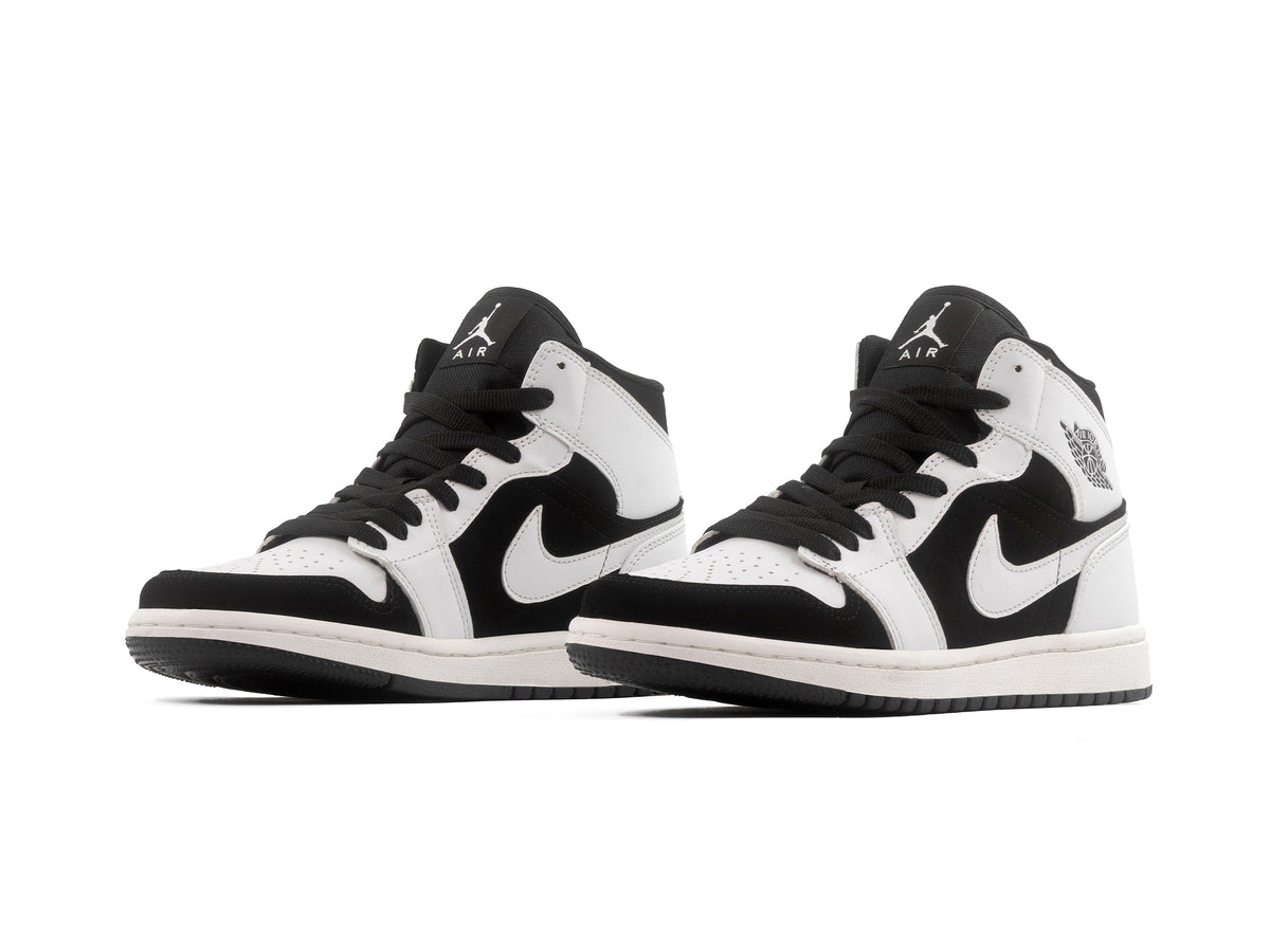Tenis Retro 1 Blanco Negro Panda