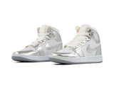 Tenis Retro 1 Blanco Plata