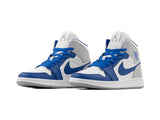 Tenis Retro 1 Blanco Rey Gris