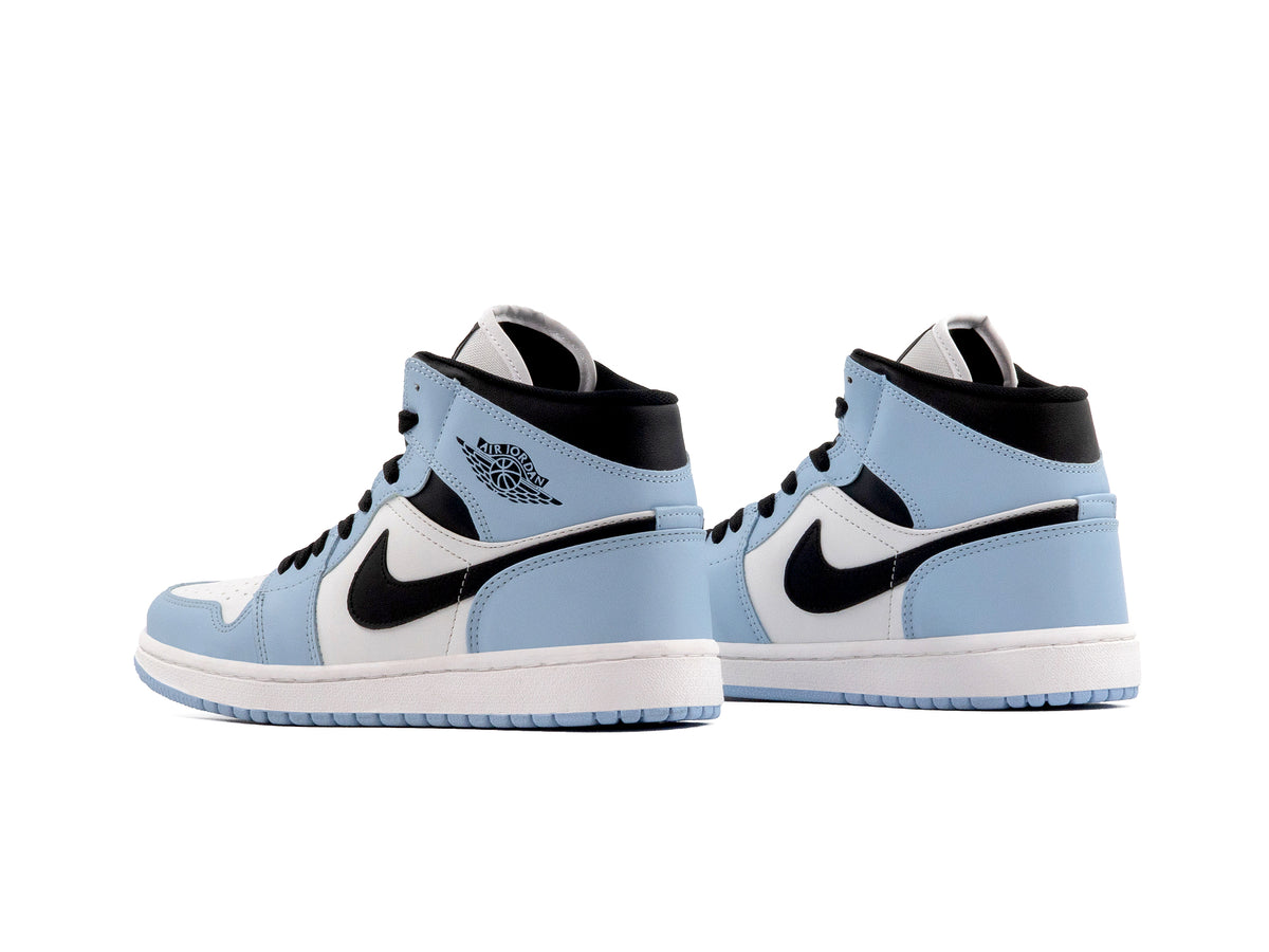 Tenis Retro 1 Cielo Blanco Negro