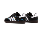 Tenis Smb Negro Blanco Flores