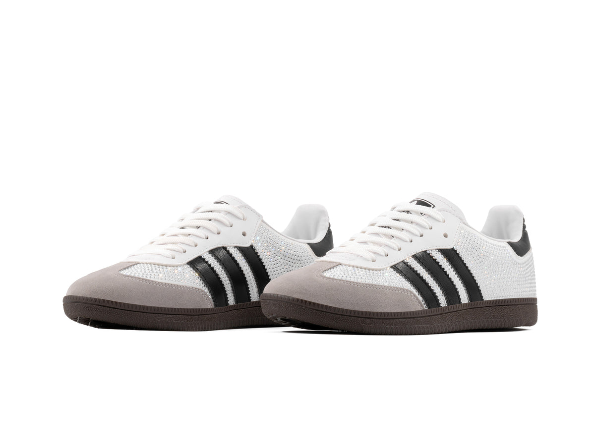 Paq 6 Pares Tenis Smb Blanco Negro Piedras 22/25.5