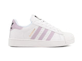 Tenis Concha Blanco Lila