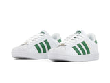 Paq 6 Pares Tenis Concha Blanco Verde 25/28.5