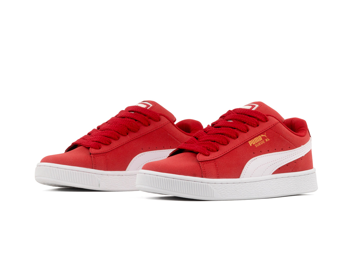 Tenis Suede XL Rojo Blanco