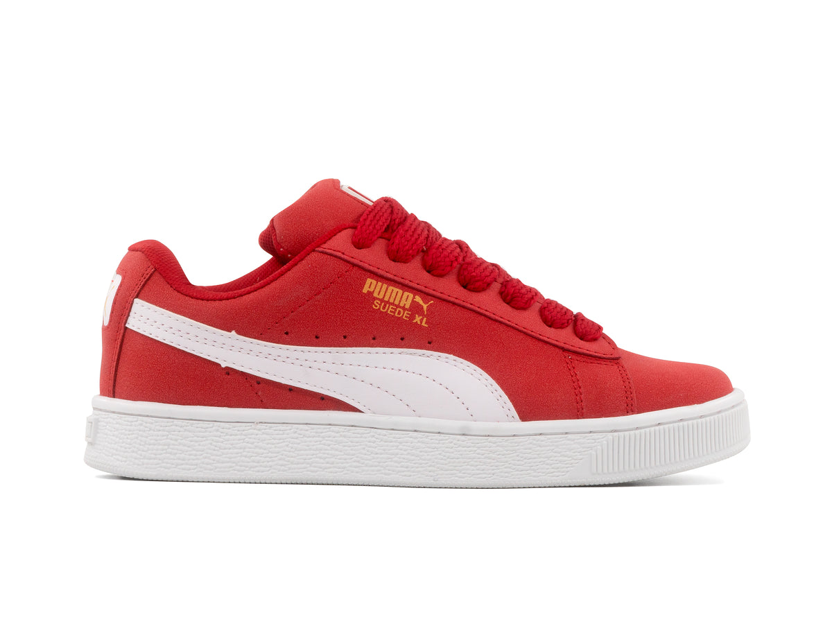 Tenis Suede XL Rojo Blanco