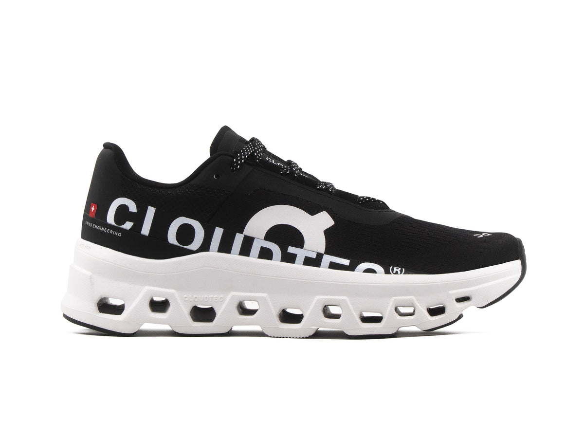 Tenis On Cloud Monster Negro Blanco Importado
