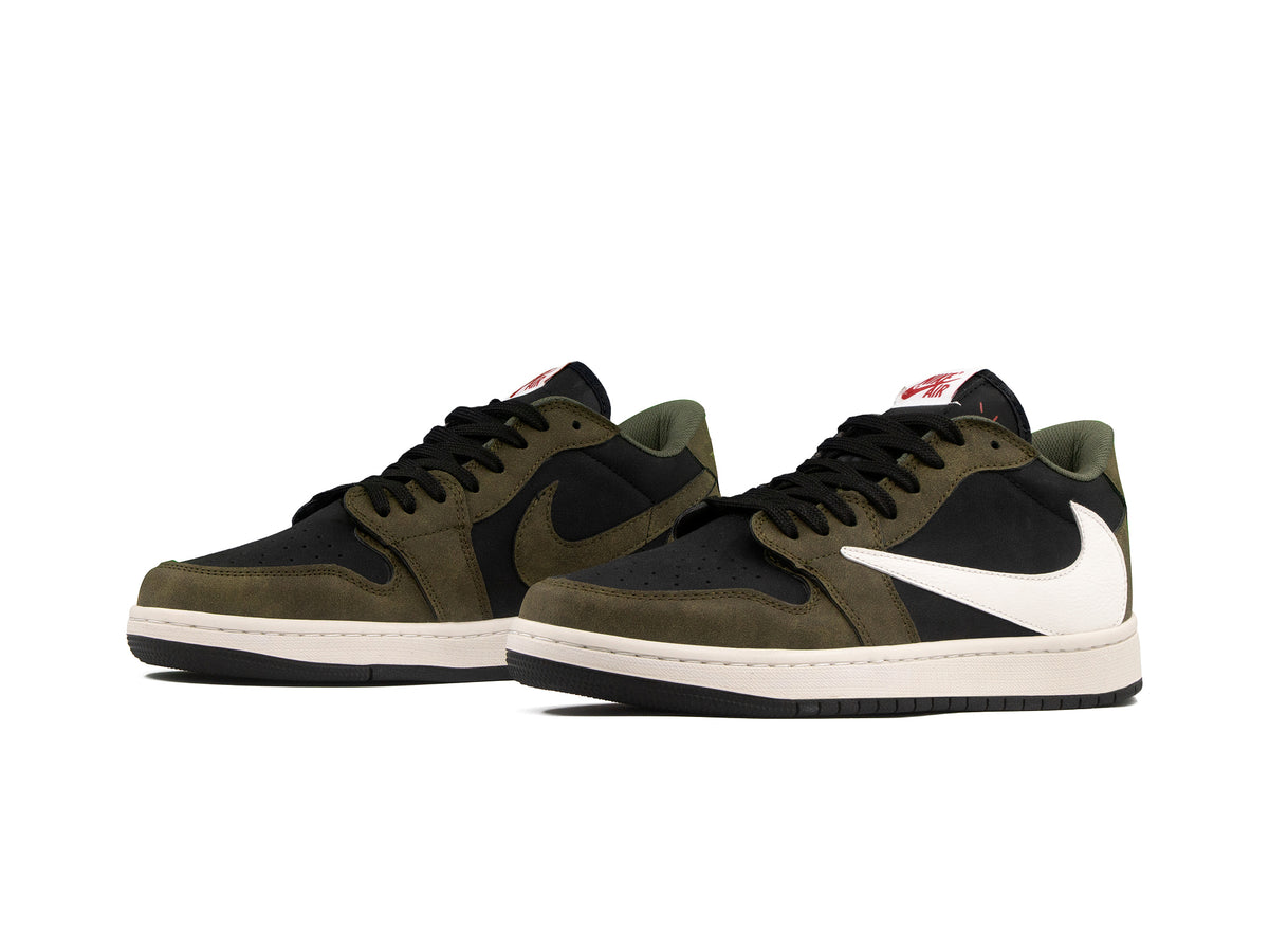 Tenis Travis Low Black Olive